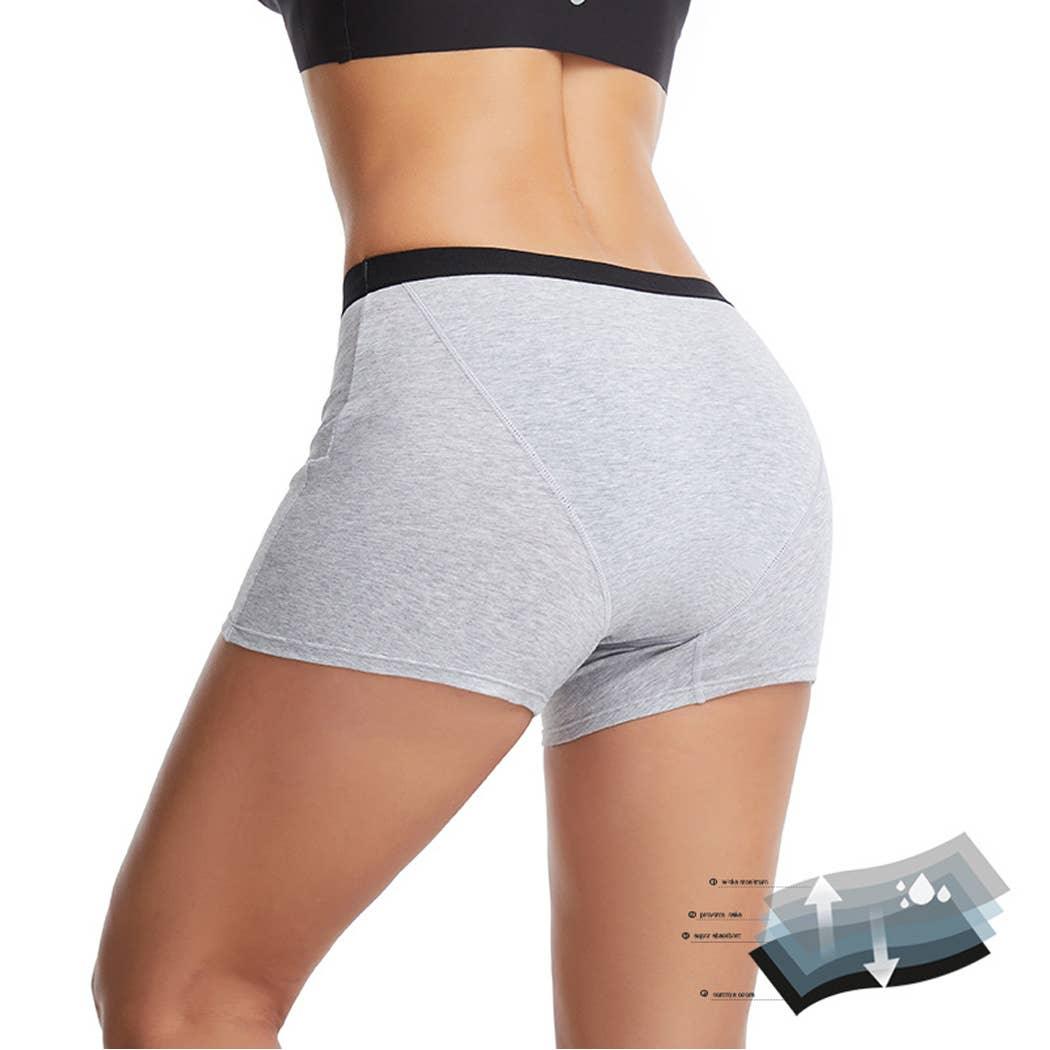 Super elastischer Boxer-Slip aus Baumwolle - Schöner Bluten.
