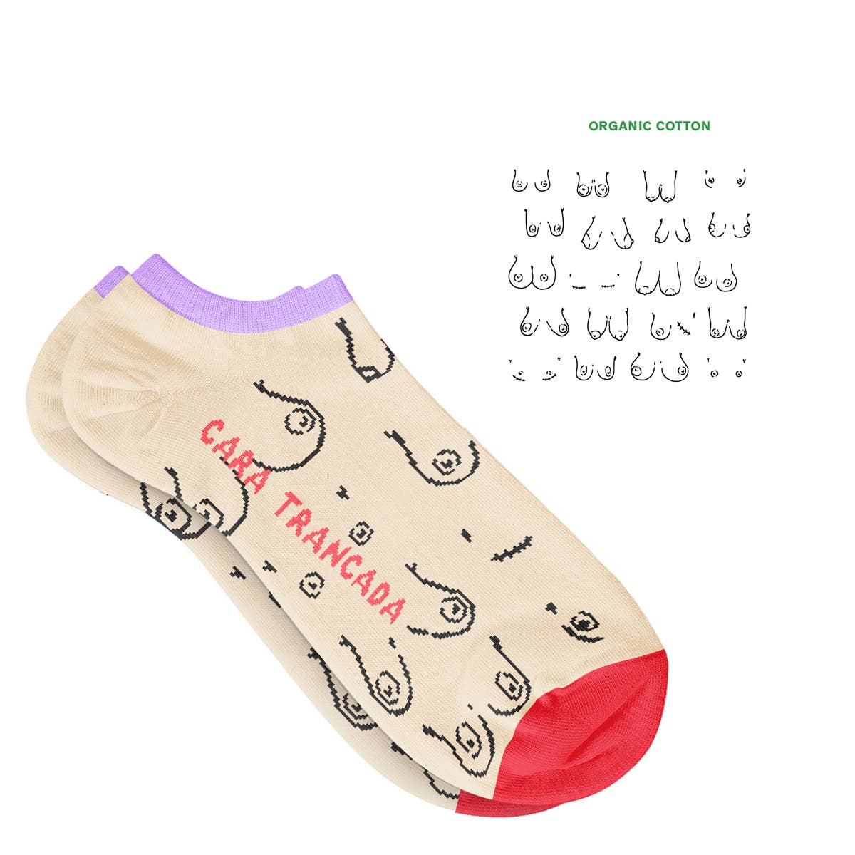 Boobies Low Socks