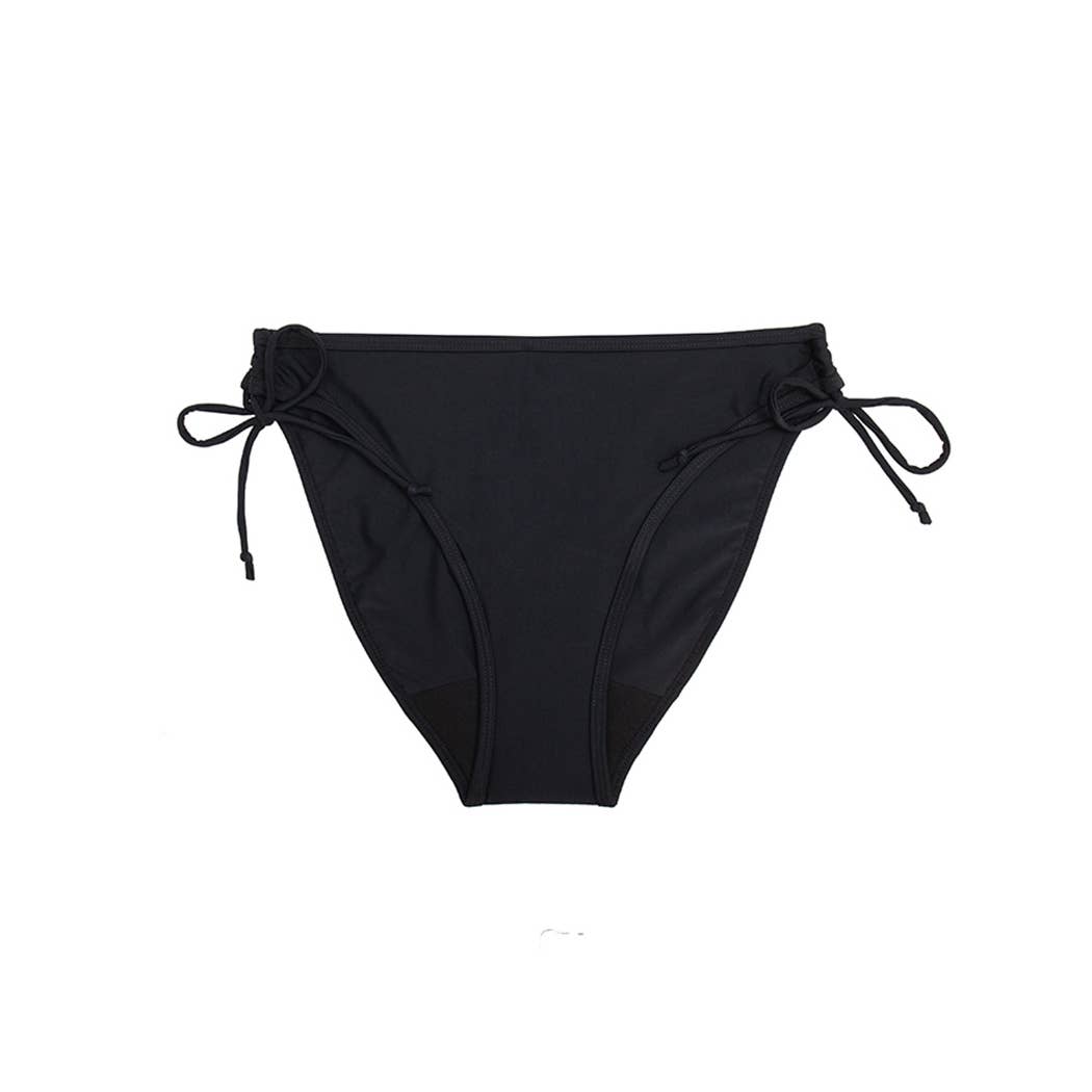 Period-Bikini mit Kordelzug an der Seite