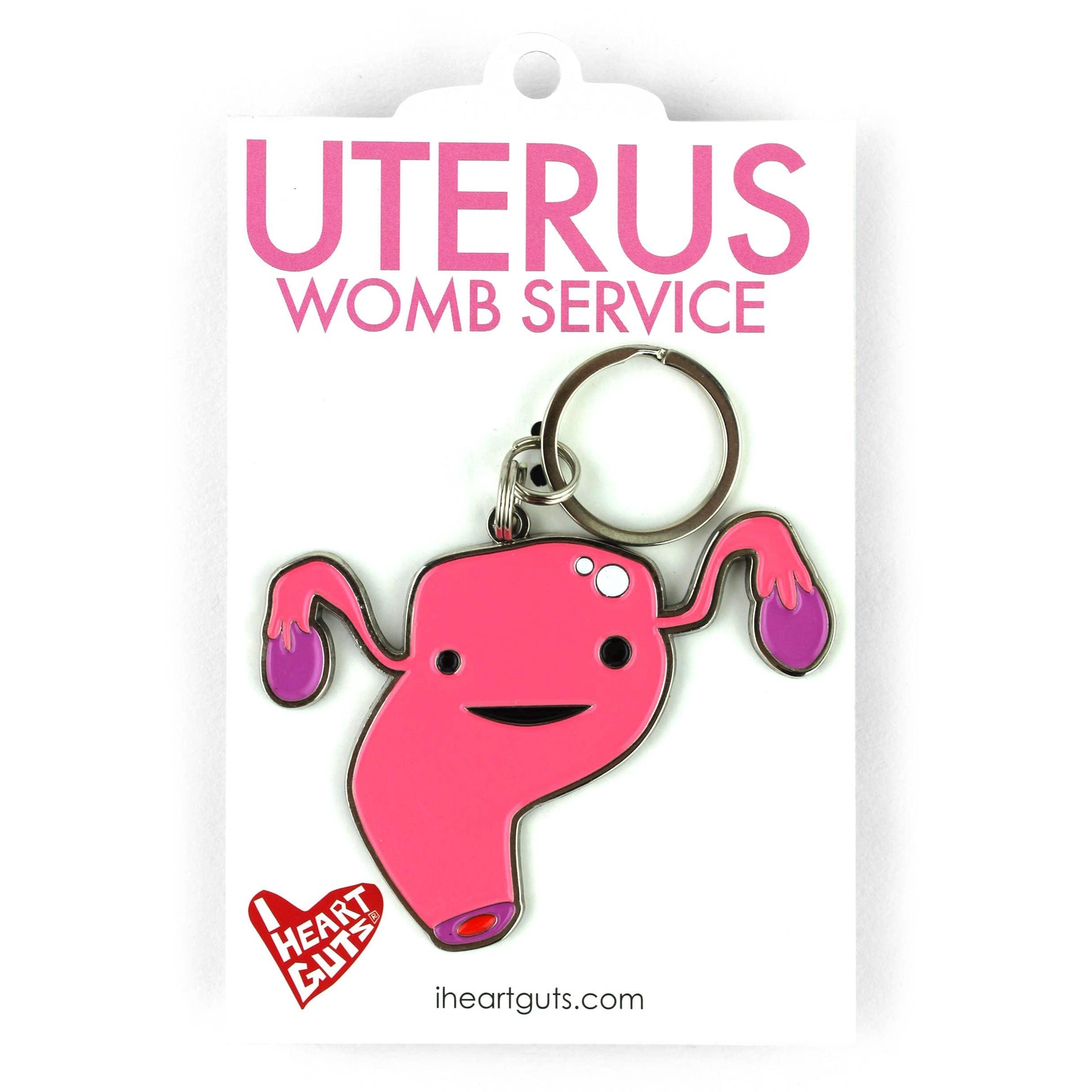 Uterus Schlüsselanhänger - Womb Service - Schöner Bluten.