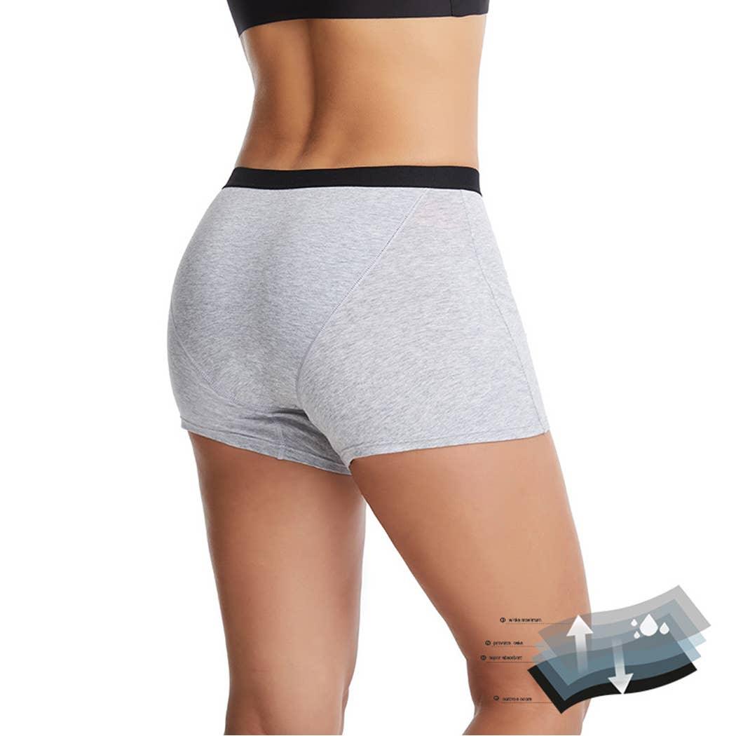 Super elastischer Boxer-Slip aus Baumwolle - Schöner Bluten.