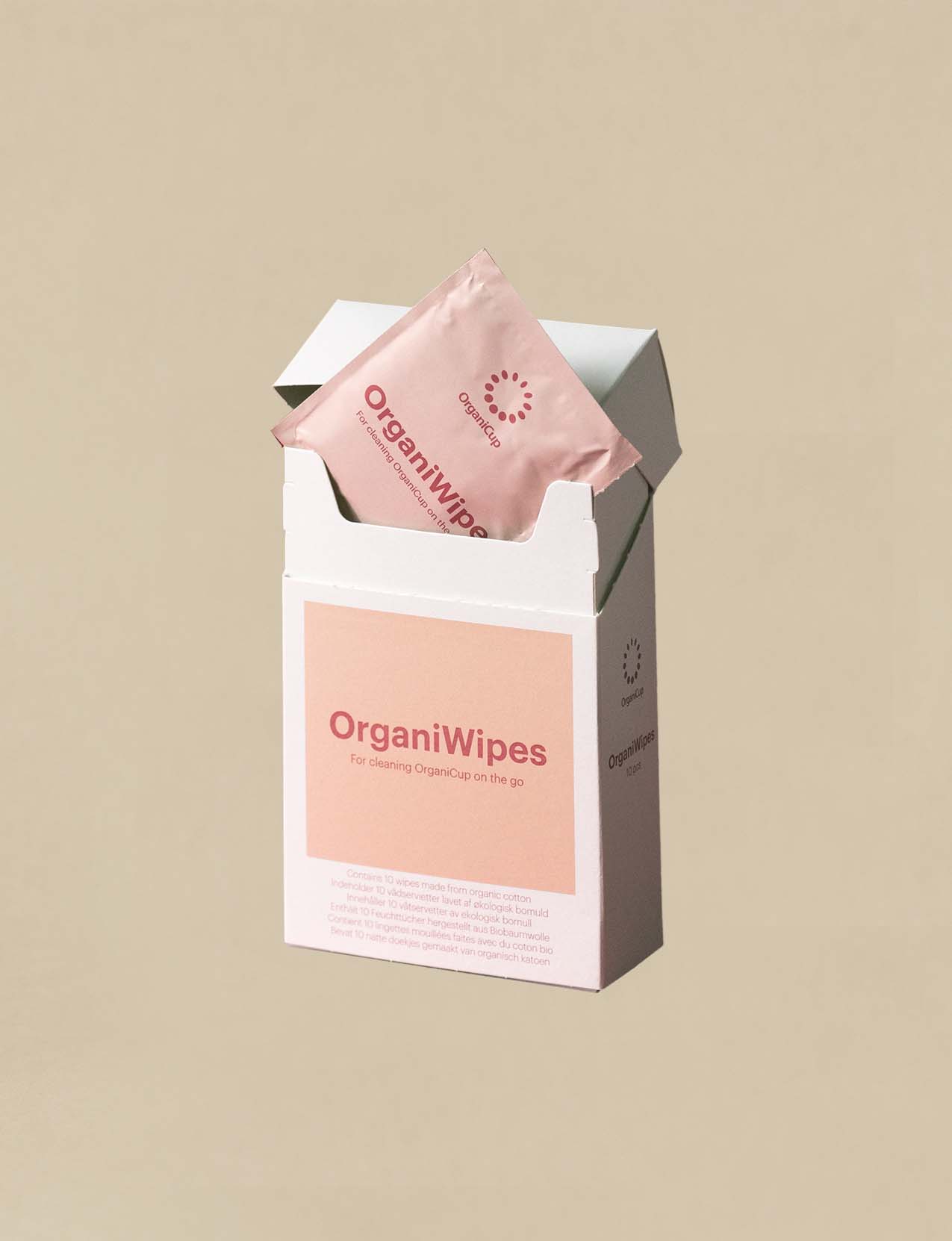 Antibakterielle OrganiWipes