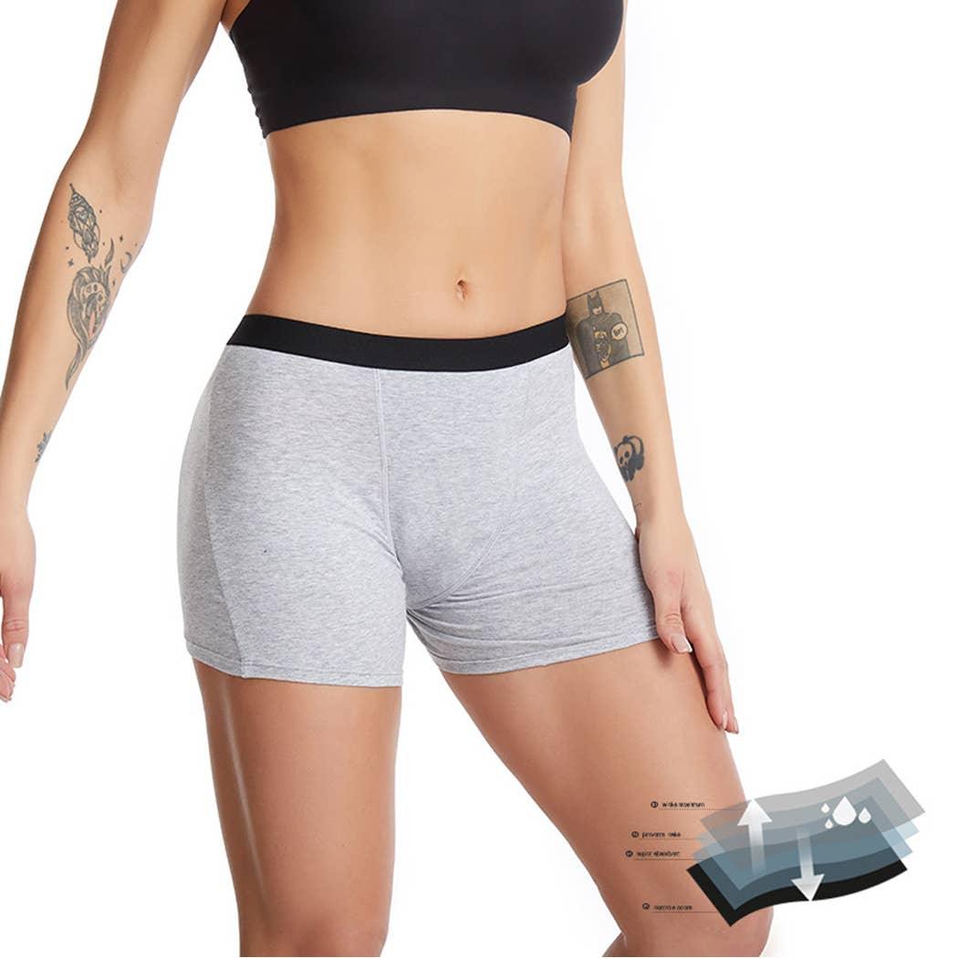Super elastischer Boxer-Slip aus Baumwolle - Schöner Bluten.