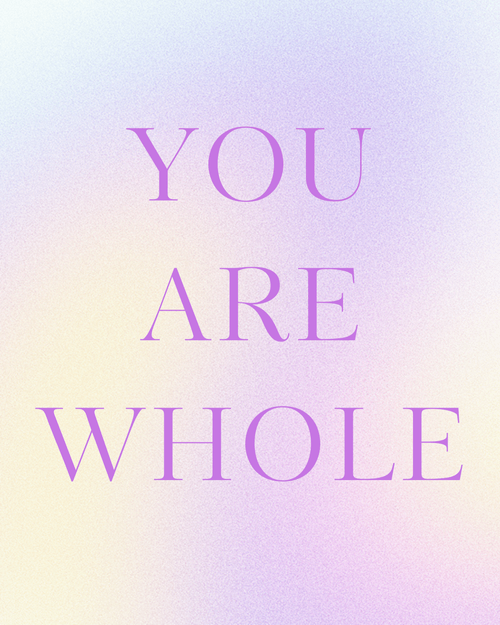 You Are Whole. Eine Gesprächsreihe zu den Themen Kinderwunsch, Verlust und Abtreibung. Ab 10.10.23 Dienstags