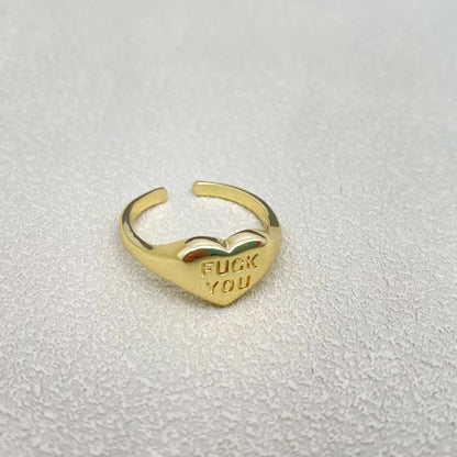 Ring „FUCK YOU“