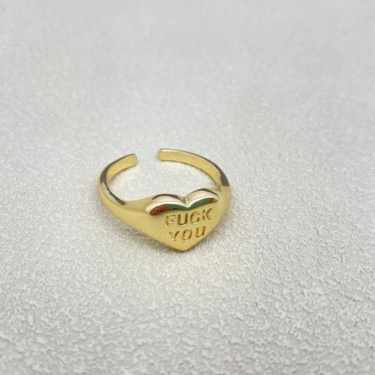 Ring „FUCK YOU“