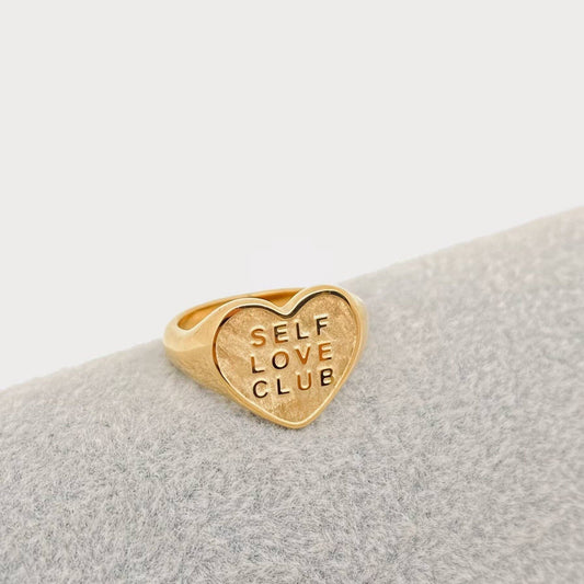 Herz - Ring „SELF LOVE CLUB“