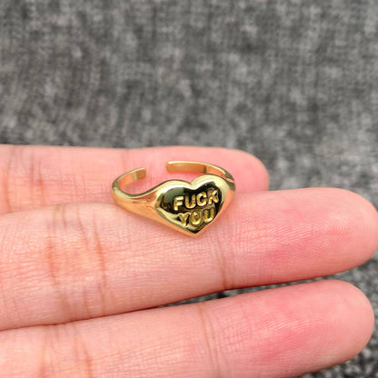 Ring „FUCK YOU“