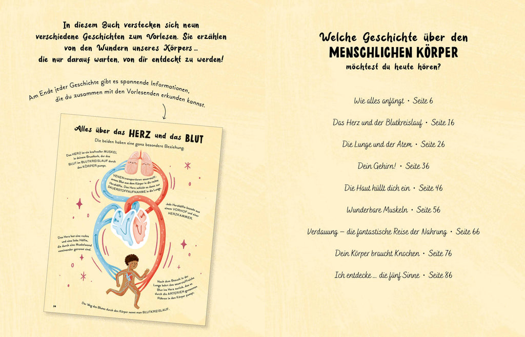 5 Minuten Geschichten – Mein Körper, ein Wunder - La Blutique EMF Verlag - Edition Michael FischerKinderbuch Berlin