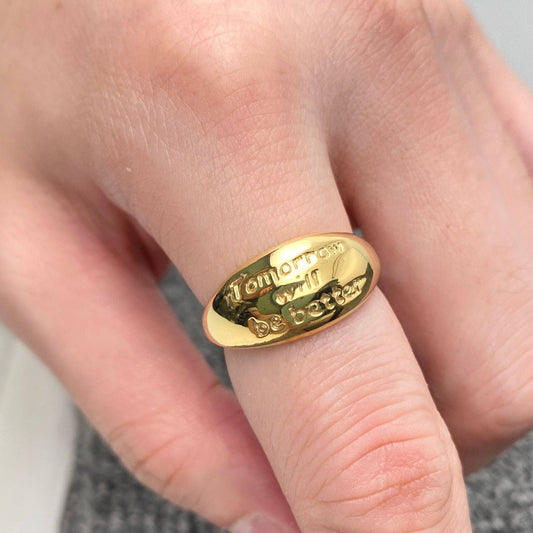 Ring „Tomorrow Will Be Better“