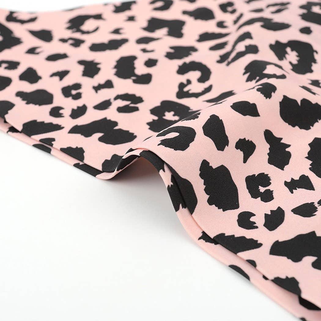 Kraftvoll saugfähige Unterwäsche im Leoparden-Bikini-Stil: Rosa