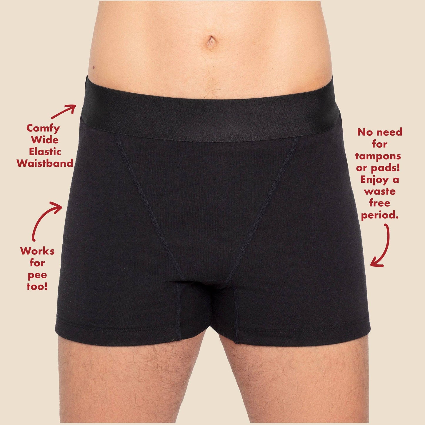 Der Boxer. Punkt. aus Bio-Baumwolle. Für starke Tage.