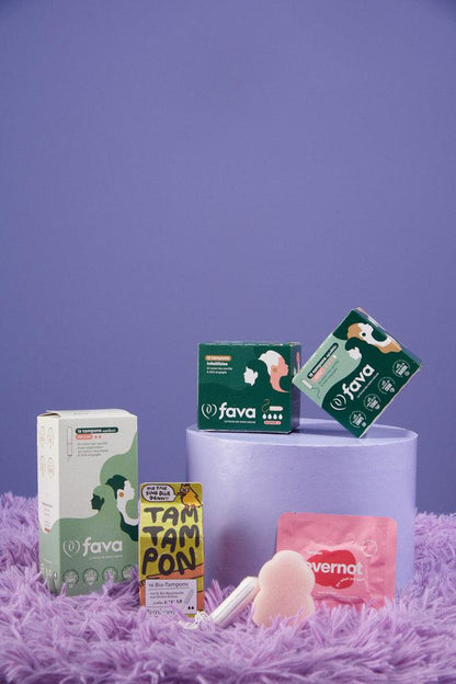 FAVA Tampons Bio, in paper packaging