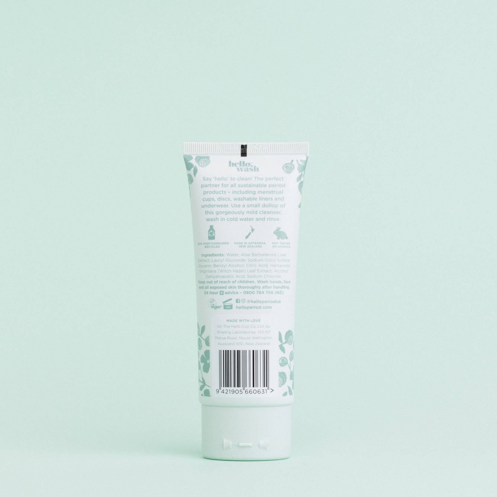 Hello Wash – Reinigungsgel für Menstruationsprodukte