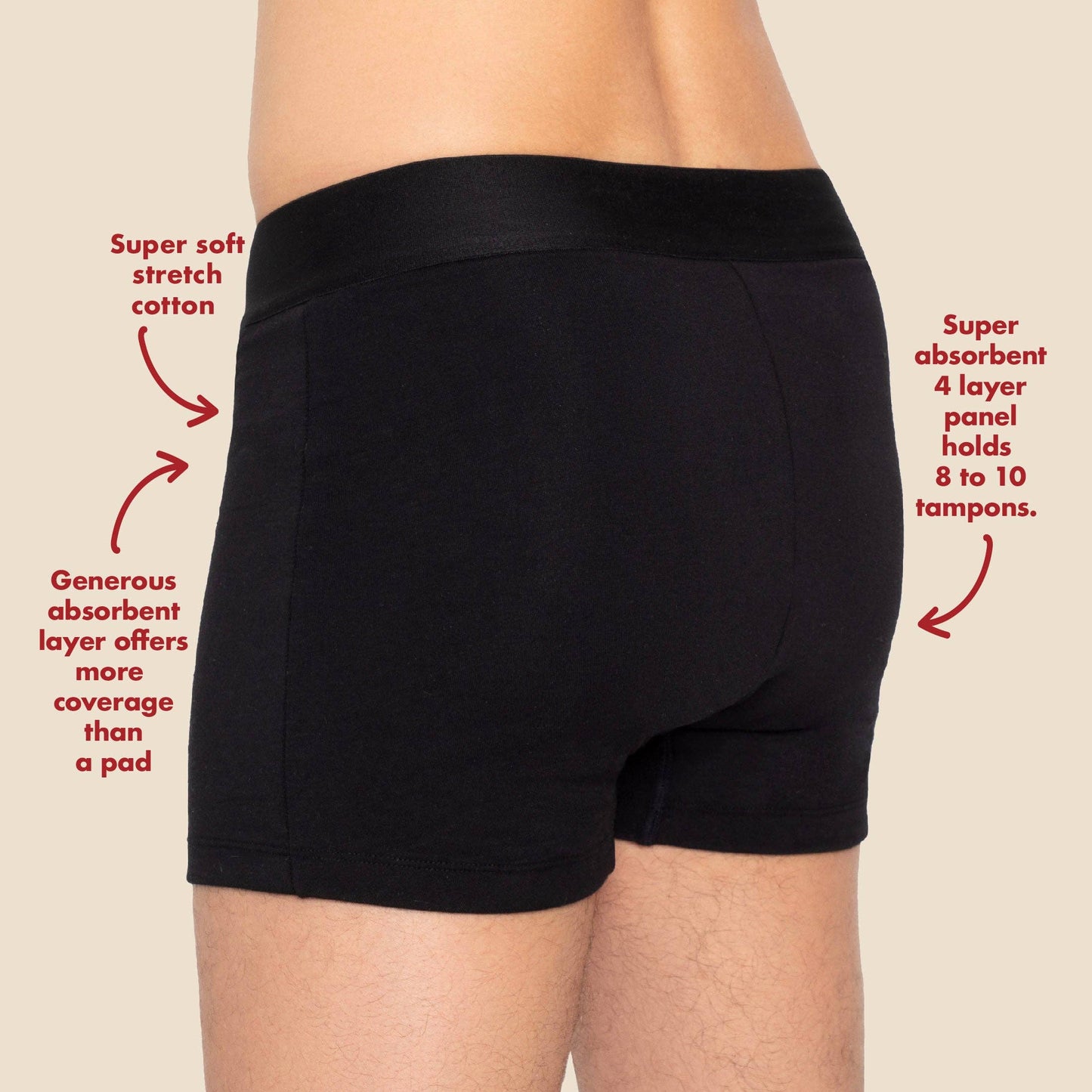 Der Boxer. Punkt. aus Bio-Baumwolle. Für starke Tage.