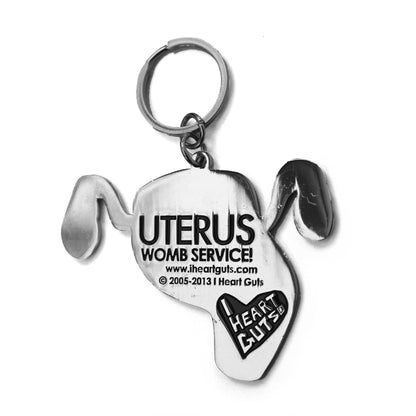 Uterus Schlüsselanhänger - Womb Service - Schöner Bluten.