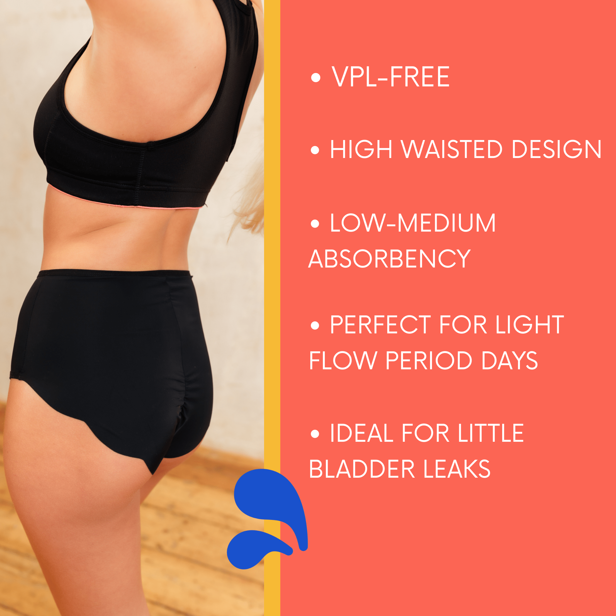 Coni Seamless High Waist - La Blutique NIXI BodyPeriodenunterwäsche Berlin