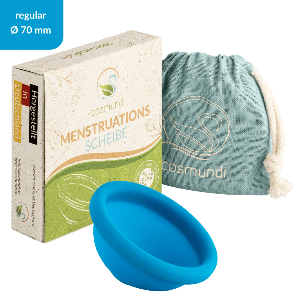 Cosmundi Blue Menstruationsscheibe - La Blutique CosmundiMenstruationsscheibe Berlin