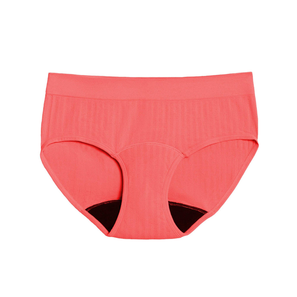 Die Teen - Periode. Bikini in sportlichem Stretch. Für starke Blutungen - Einzelne Polybag - Einheit - La Blutique The Period Company Berlin