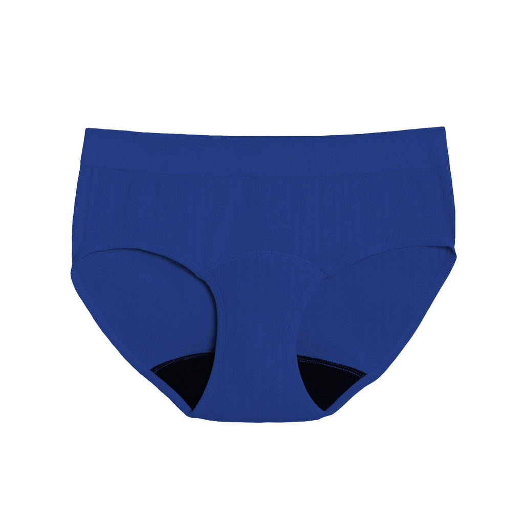 Die Teen - Periode. Bikini in sportlichem Stretch. Für starke Blutungen - Einzelne Polybag - Einheit - La Blutique The Period Company Berlin