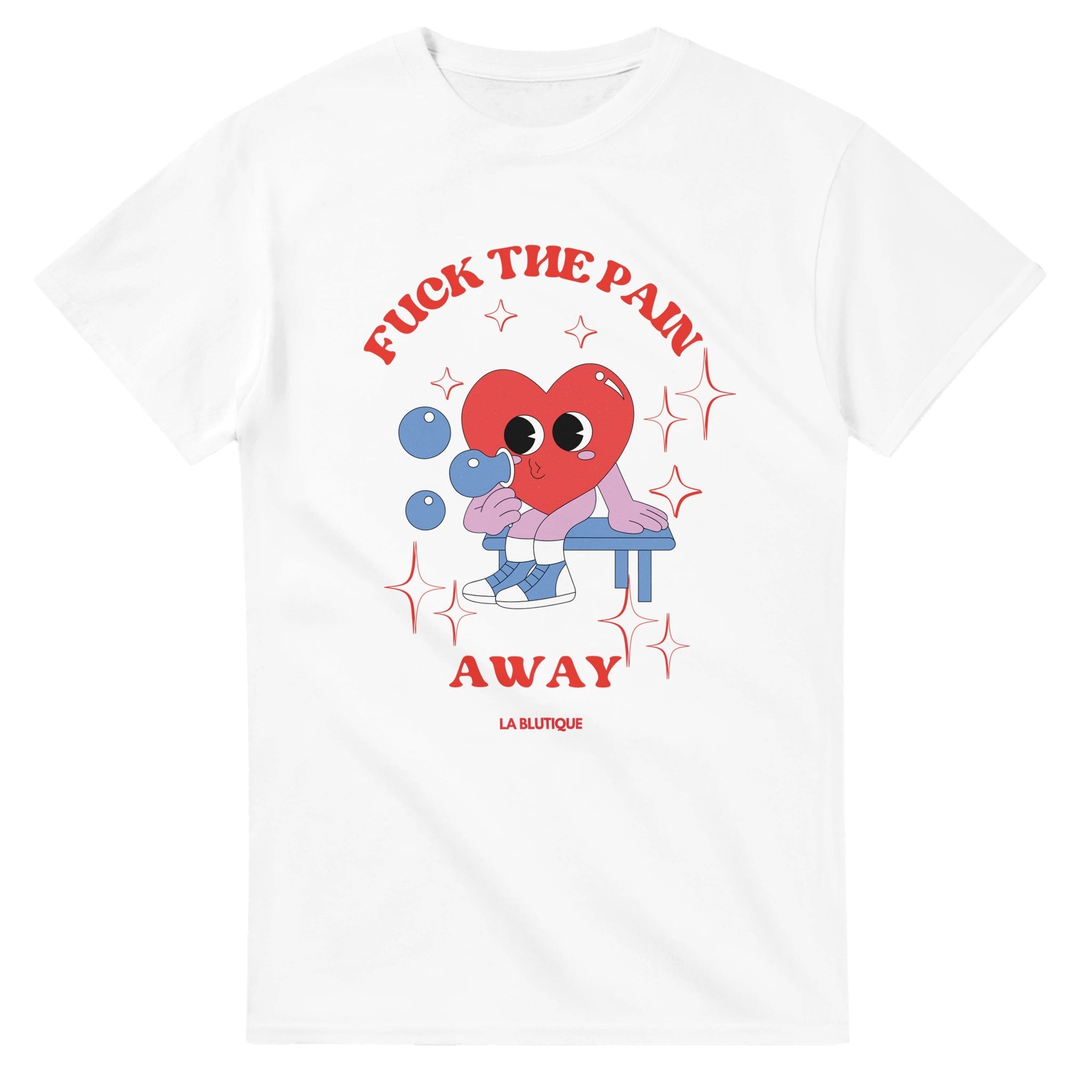 F*ck the pain away T-Shirt - La Blutique La BlutiquePrint Material Berlin