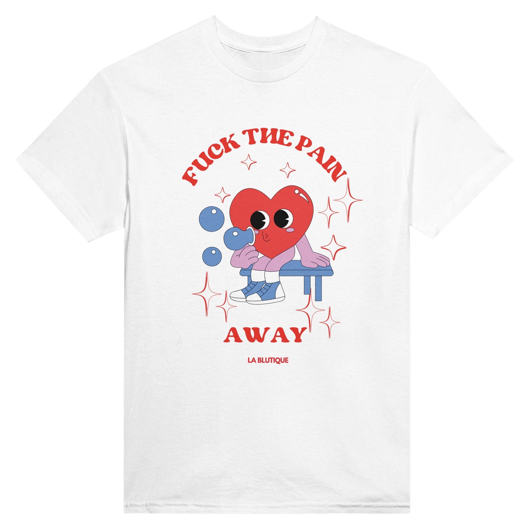 F*ck the pain away T-Shirt - La Blutique La BlutiquePrint Material Berlin