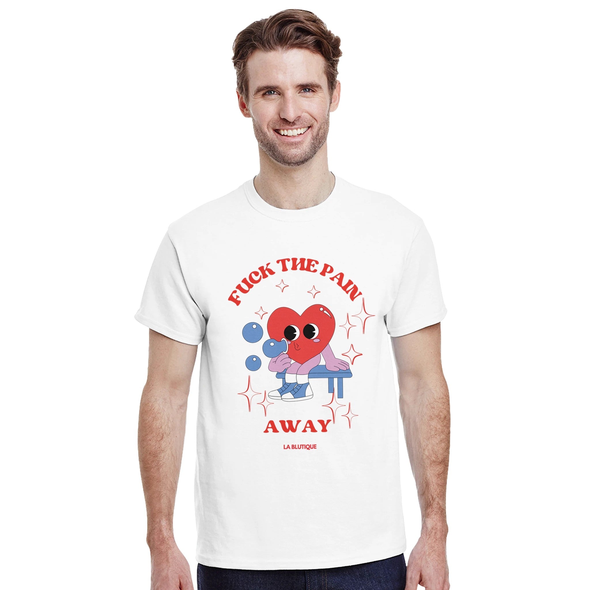 F*ck the pain away T-Shirt - La Blutique La BlutiquePrint Material Berlin