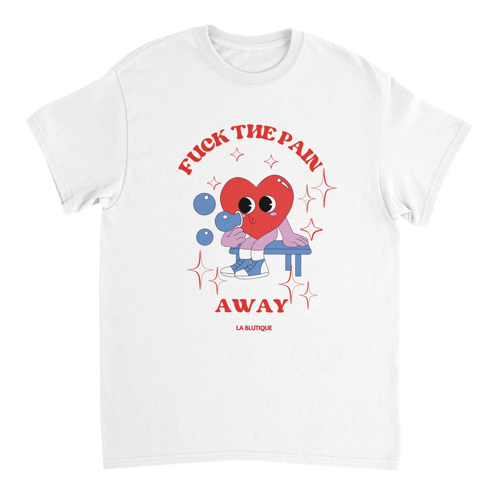 F*ck the pain away T-Shirt - La Blutique La BlutiquePrint Material Berlin
