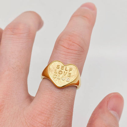 Herz - Ring „SELF LOVE CLUB“