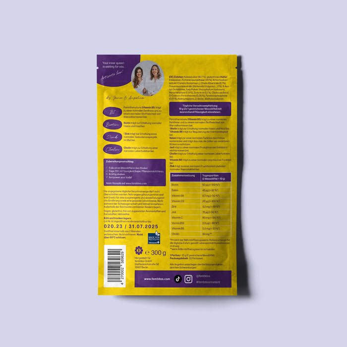 fempow®CLEANSE (Pulver) - La Blutique fembitesNahrungsergänzungsmittel Berlin