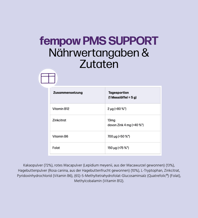 fempow®PMS SUPPORT - La Blutique fembitesNahrungsergänzungsmittel Berlin