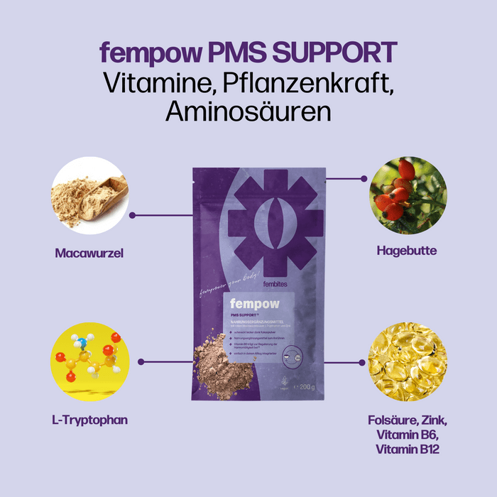 fempow®PMS SUPPORT - La Blutique fembitesNahrungsergänzungsmittel Berlin