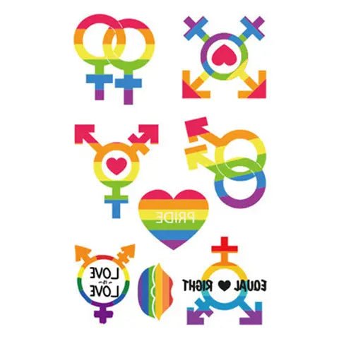 Gay Pride Tattoos (Sammlung) - La Blutique Gay-Shop.berlinTattoo Berlin