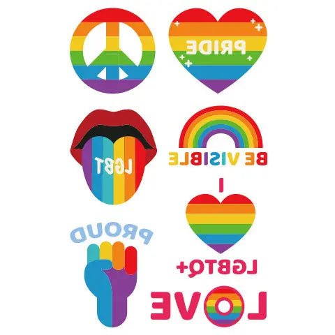 Gay Pride Tattoos (Sammlung) - La Blutique Gay-Shop.berlinTattoo Berlin
