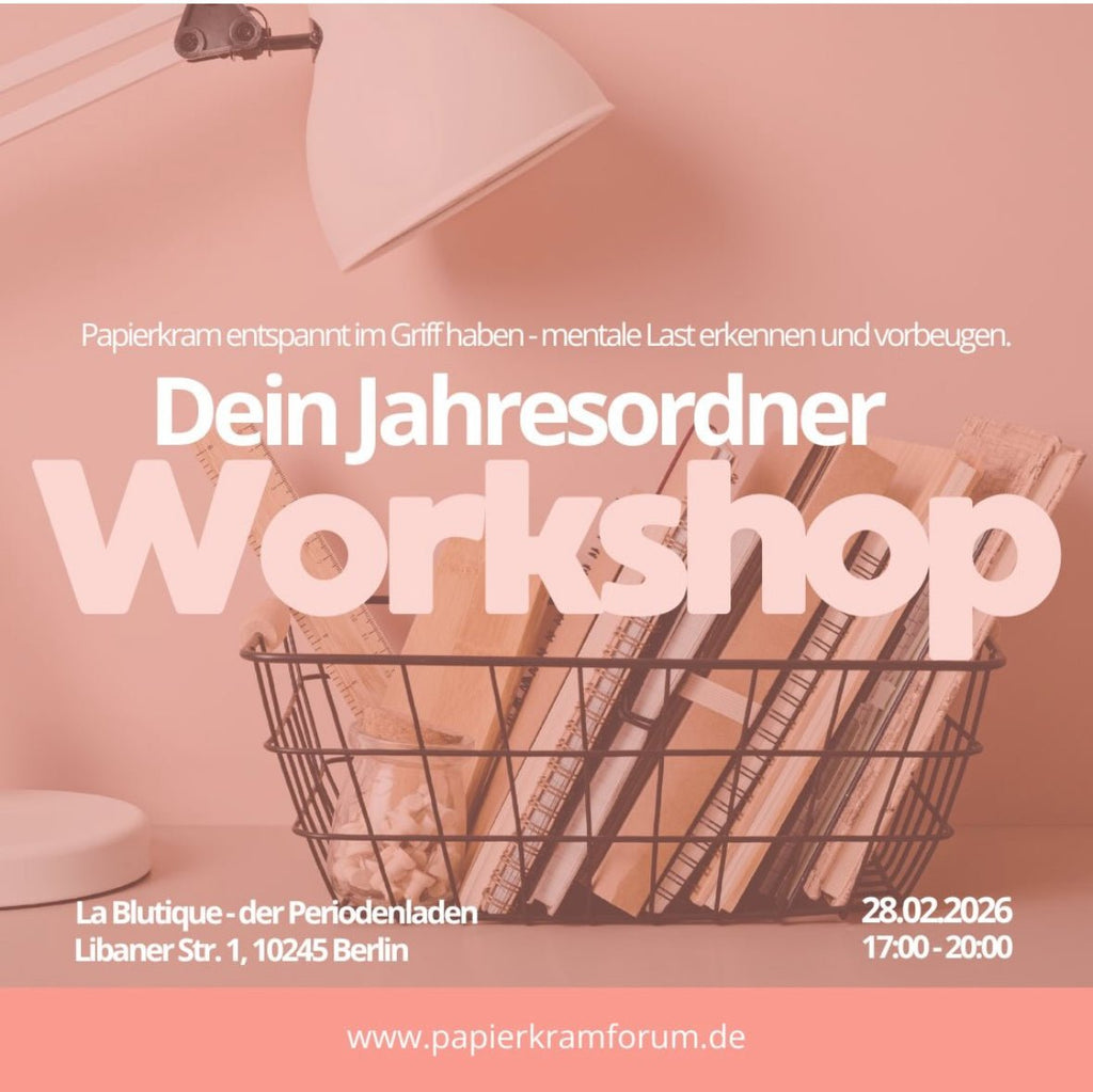 Jahresordner Workshop mit Anna - La Blutique La BlutiqueEvent Berlin