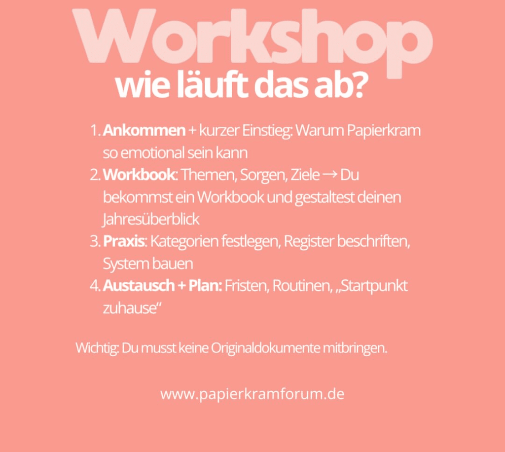 Jahresordner Workshop mit Anna - La Blutique La BlutiqueEvent Berlin
