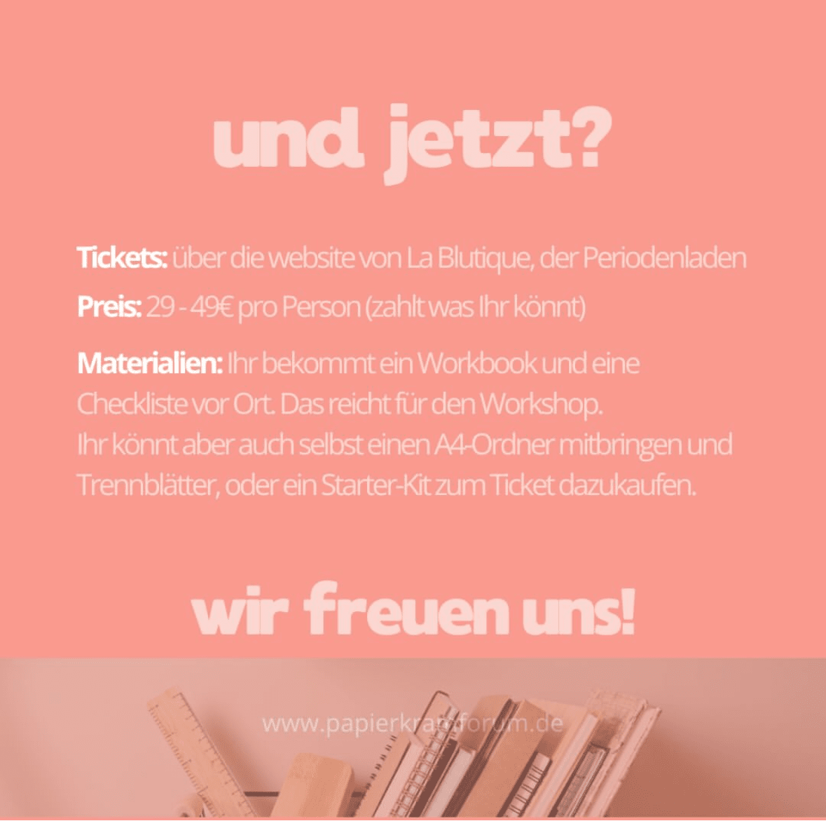 Jahresordner Workshop mit Anna - La Blutique La BlutiqueEvent Berlin