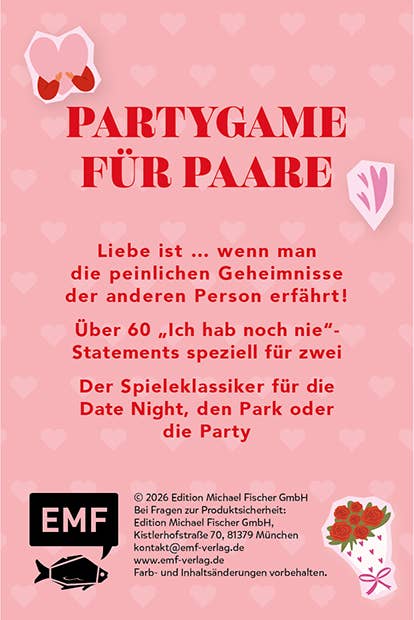 Kartenspiel: Ich hab noch nie … – für Paare - La Blutique EMF Verlag - Edition Michael FischerSpiel Berlin