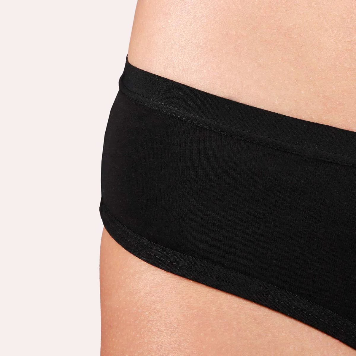 Lowcut Classic extra stark schwarz - La Blutique TayniePeriodenunterwäsche Berlin