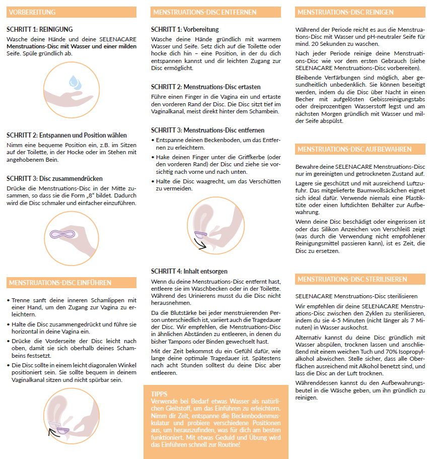 Menstruations Disc - La Blutique SelenacareMenstruationsscheibe Berlin