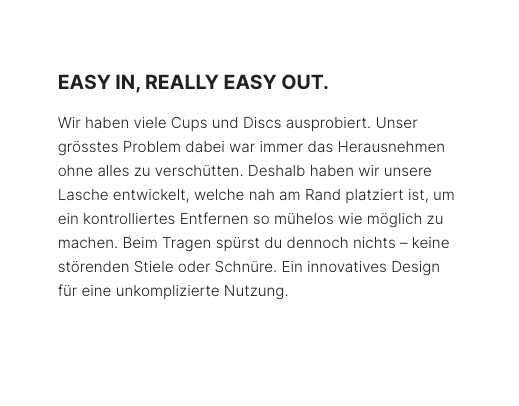 Menstruationsscheibe Rosé mit Eingriff - La Blutique rayne careMenstruationsscheibe Berlin