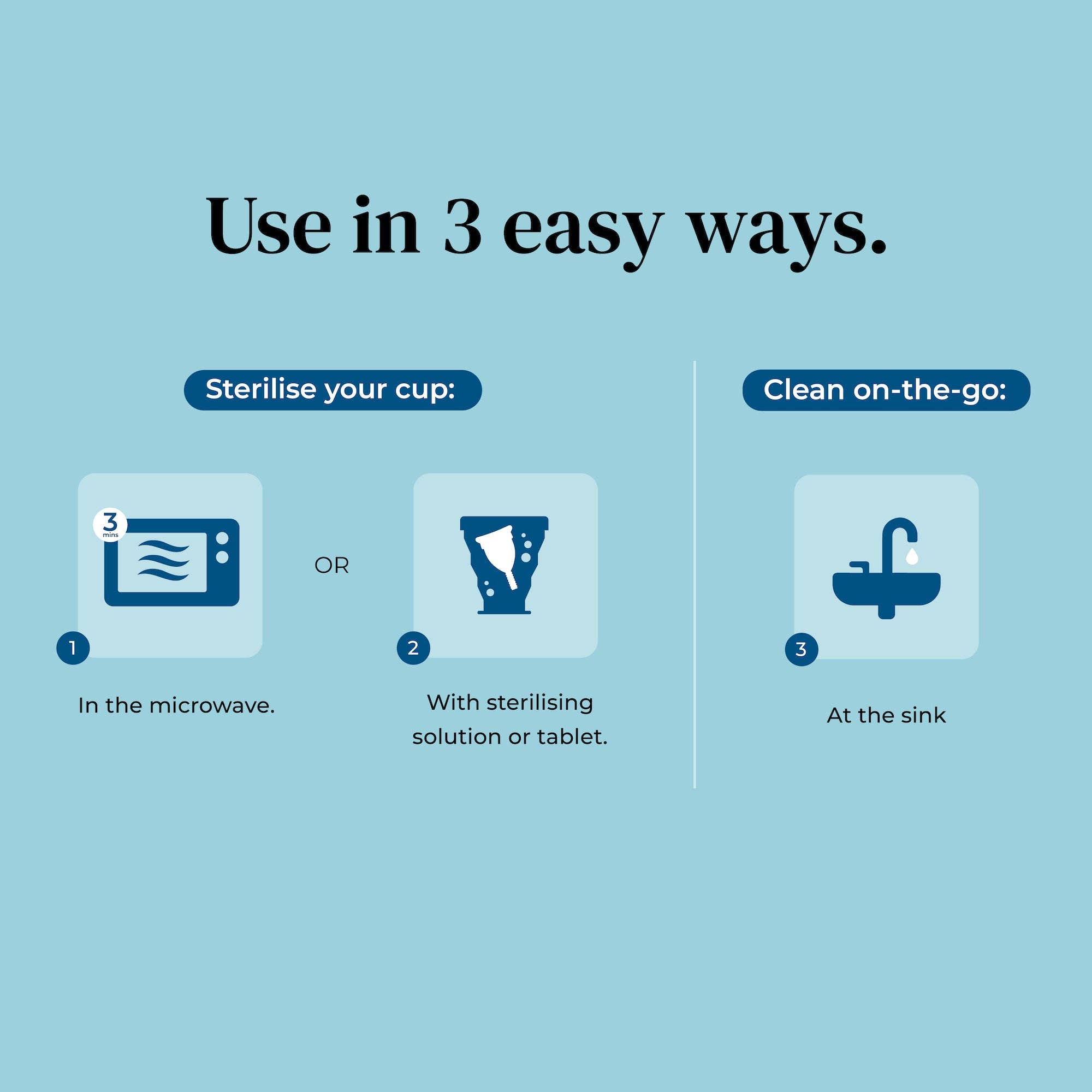 Mooncup - Reinigungstopf - La Blutique Mooncup Berlin