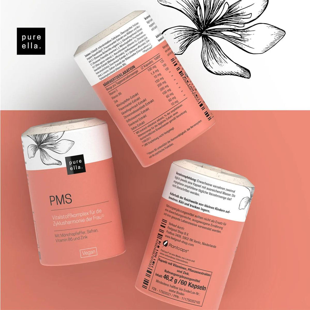 Nahrungsergänzungsmittel PMS | pure ella. - La Blutique Schöner Bluten. Berlin