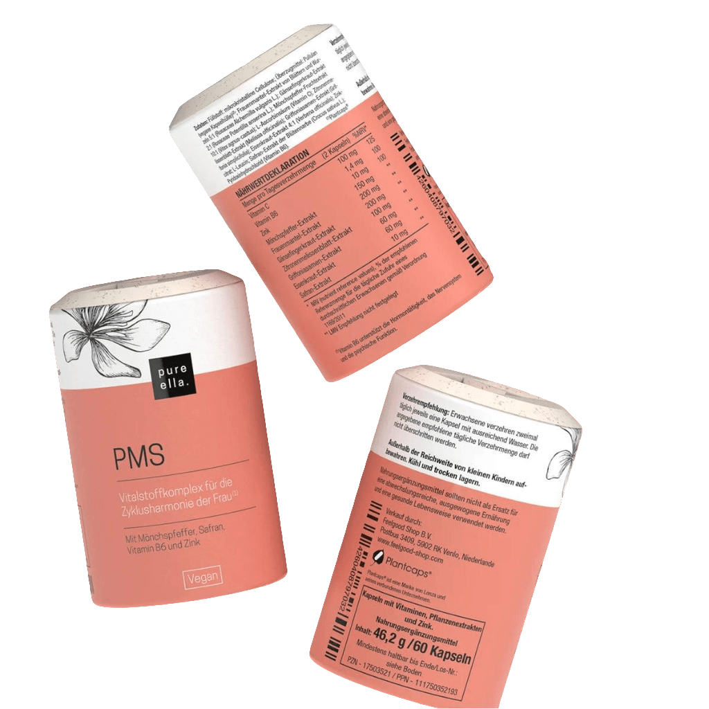 Nahrungsergänzungsmittel PMS | pure ella. - La Blutique Schöner Bluten. Berlin