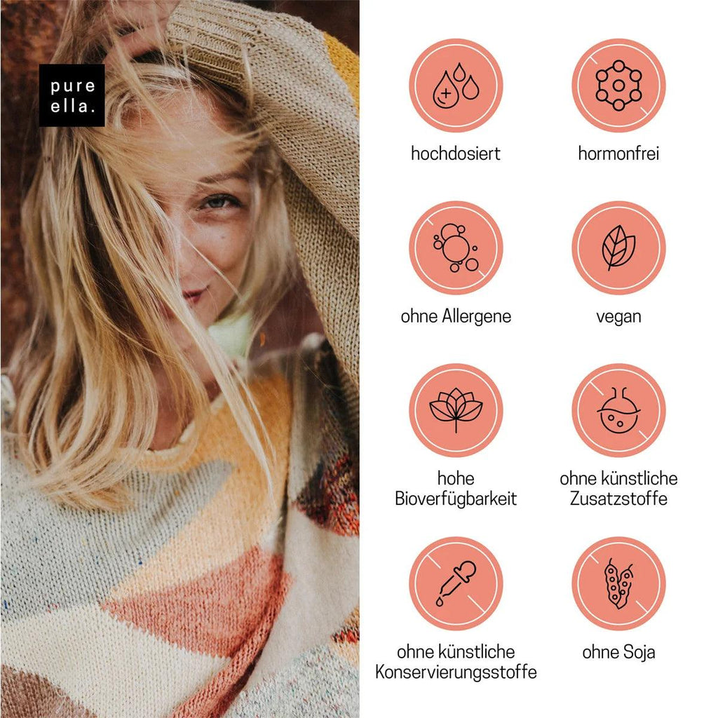 Nahrungsergänzungsmittel PMS | pure ella. - La Blutique Schöner Bluten. Berlin