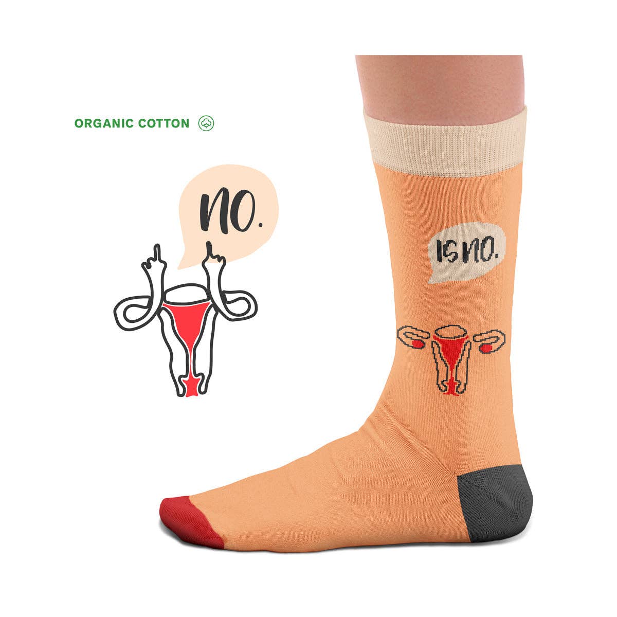 „Nein heißt Nein“ Socken - La Blutique Sock AffairsSocken Berlin