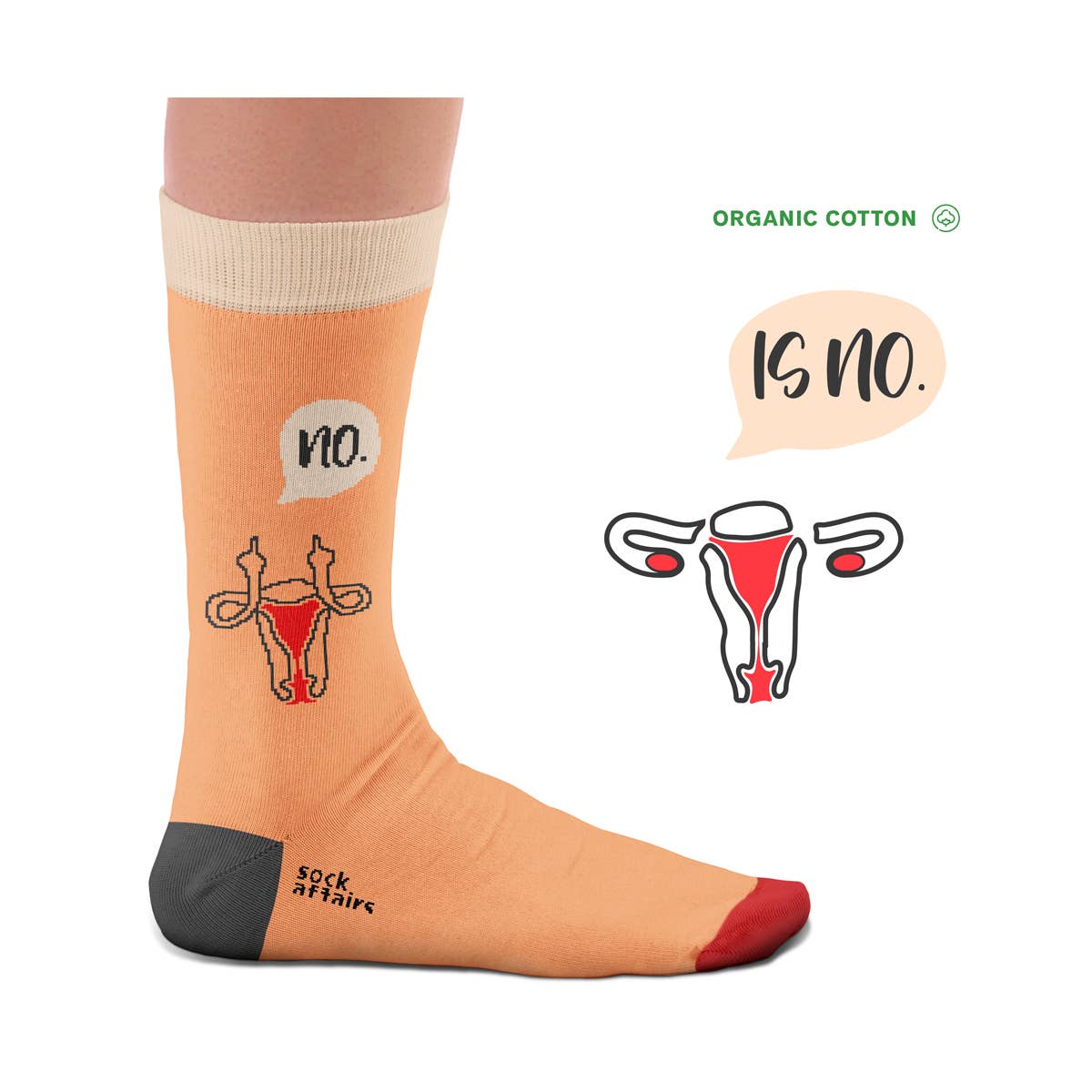 „Nein heißt Nein“ Socken - La Blutique Sock AffairsSocken Berlin