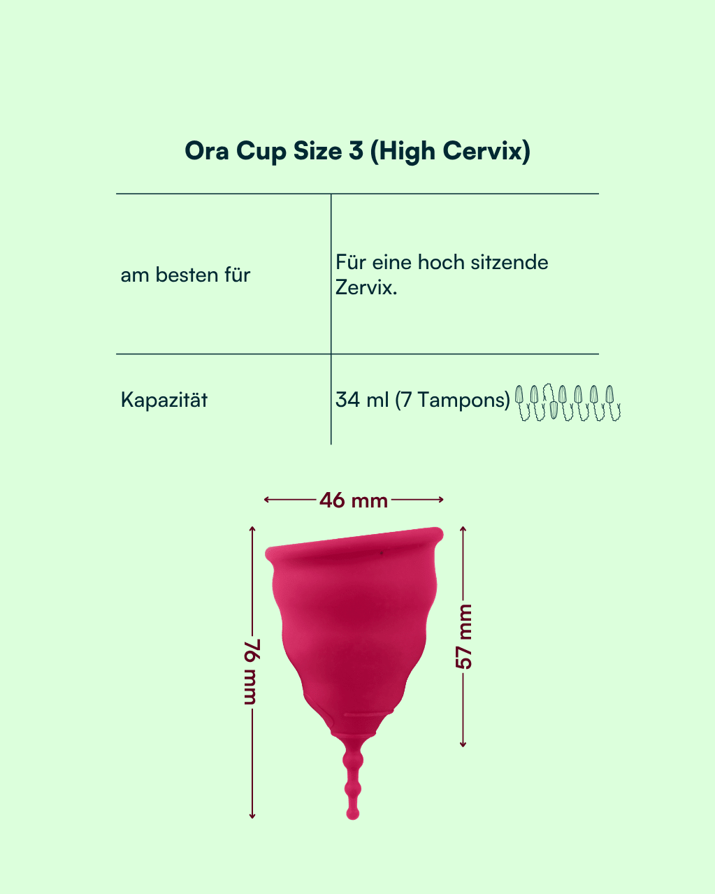 Ora Menstruationstasse - La Blutique OraTasse Berlin