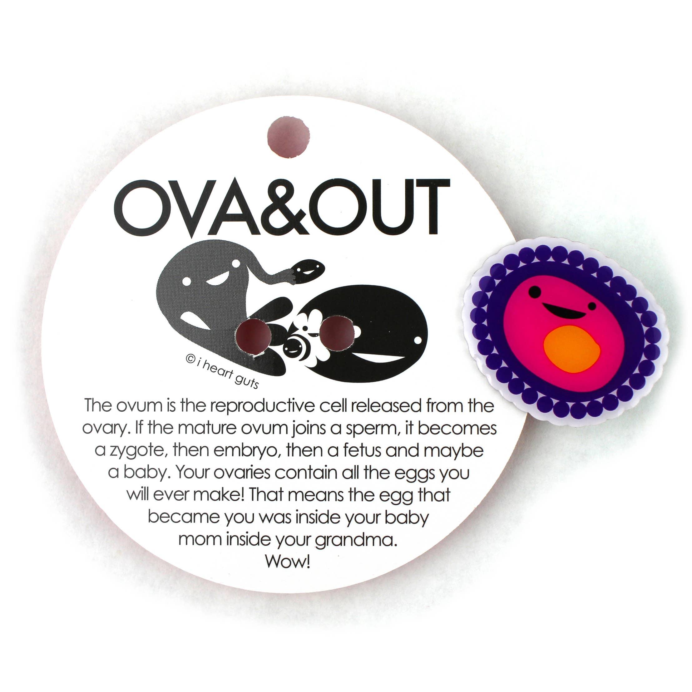Ovum Anstecknadel - Ova and Out! - La Blutique I Heart GutsAccessoire Berlin