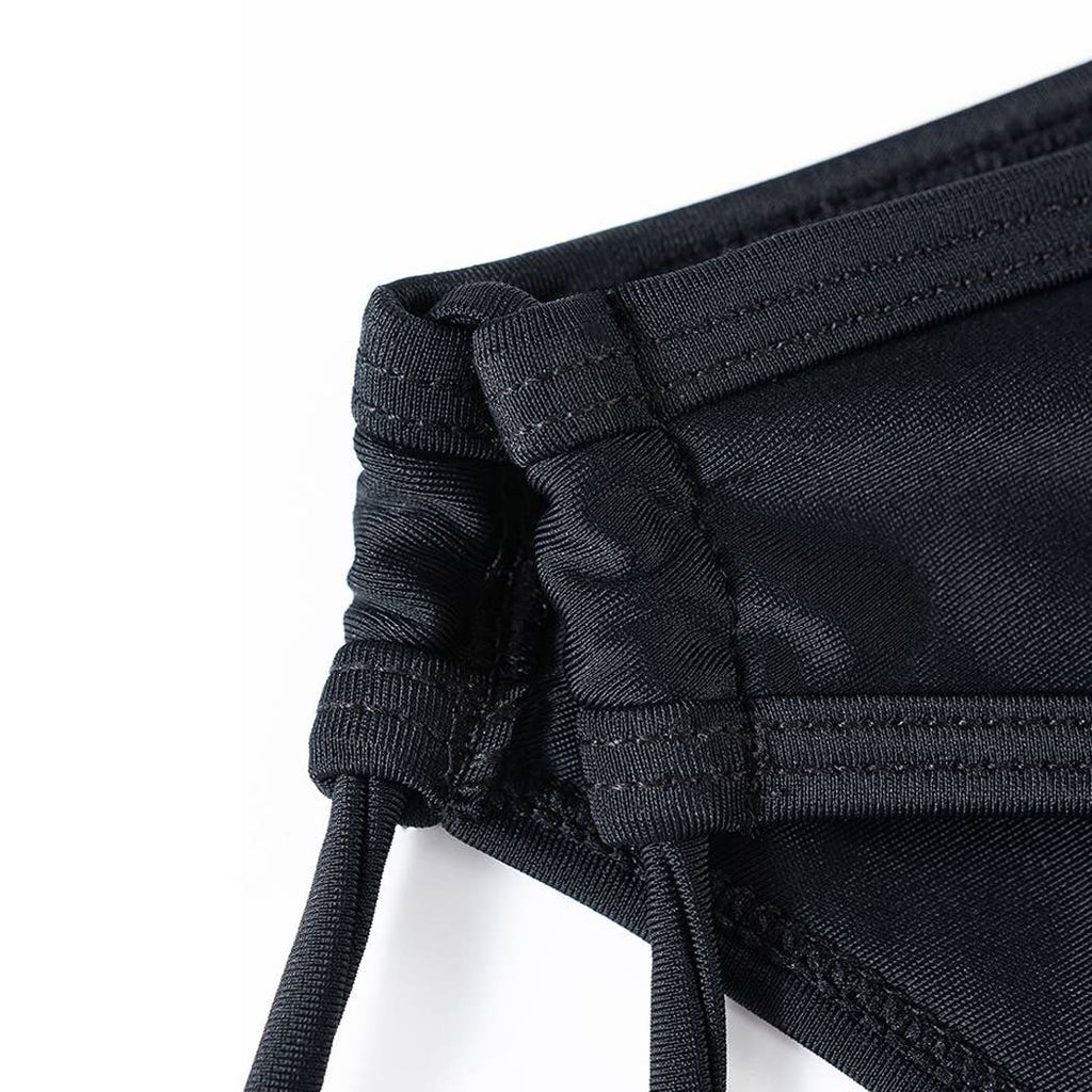 Period - Bikini mit Kordelzug an der Seite - La Blutique Curvy FixPeriodenunterwäsche Berlin